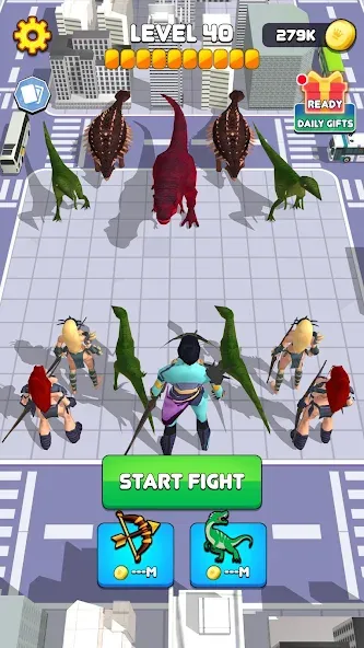 Dinosaur Monster Fight Battle — скриншот 3