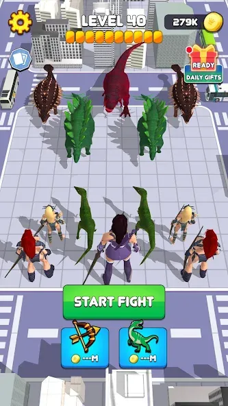 Dinosaur Monster Fight Battle — скриншот 4