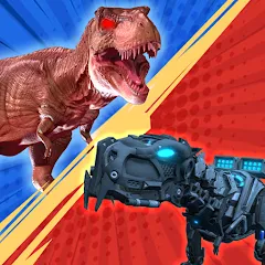 Скачать Dinosaur Monster Fight Battle на Андроид — Много денег