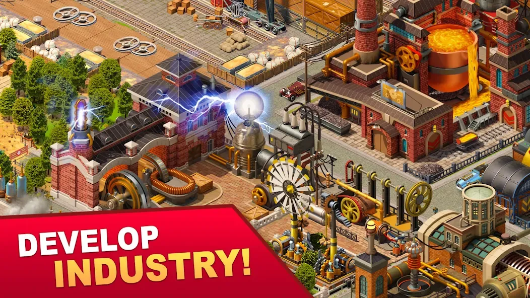Steam City: Town building game — скриншот 3
