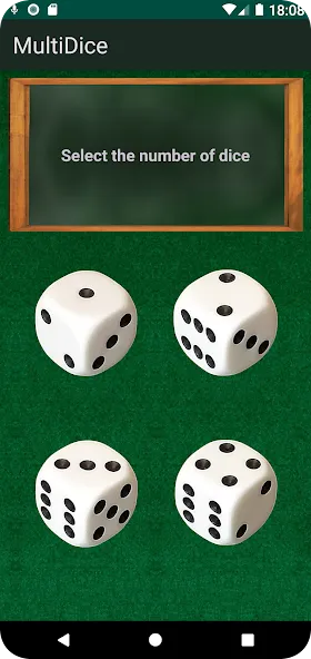 MultiDice — скриншот 1