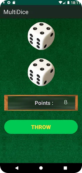 MultiDice — скриншот 3