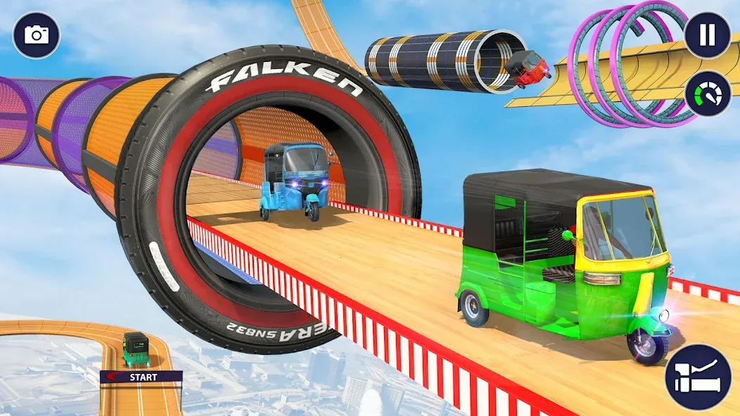 Tuk Tuk Auto Rickshaw Games 3D — скриншот 5