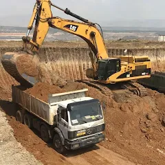 Взломанная Real Excavator Simulator Games — Много денег