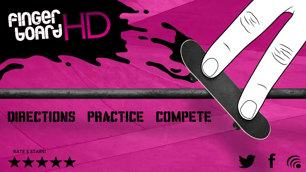 Fingerboard HD Skateboarding — скриншот 1