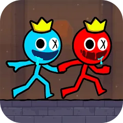 Скачать Red and Blue Stickman 2024 на Андроид — Много денег