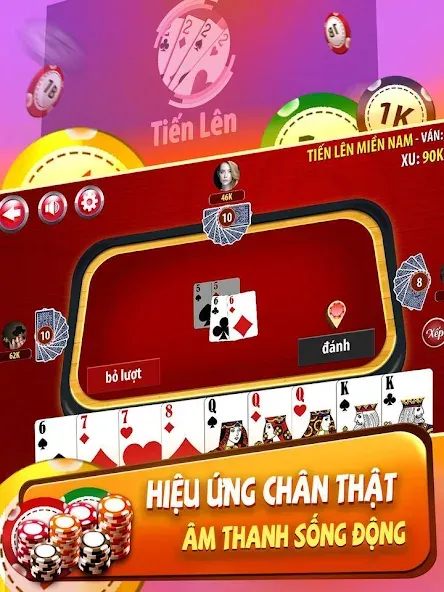 Tiến Lên Miền Nam - Tien Len — скриншот 4 Tiến Lên Miền Nam - Tien Len — скриншот 4