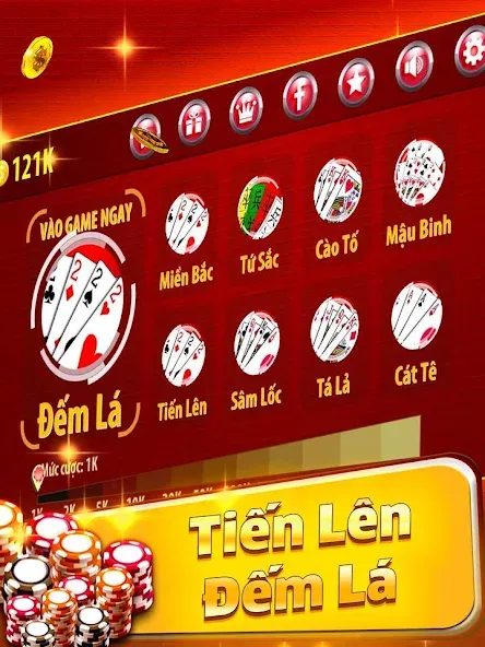 Tiến Lên Đếm Lá - Tien Len — скриншот 1