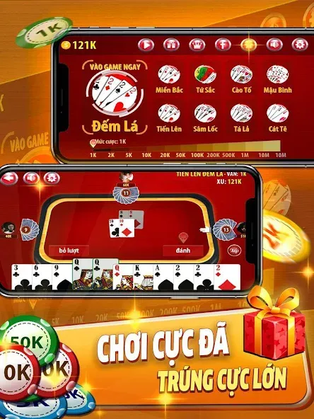 Tiến Lên Đếm Lá - Tien Len — скриншот 5