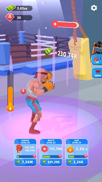 Tap Punch - 3D Boxing — скриншот 3