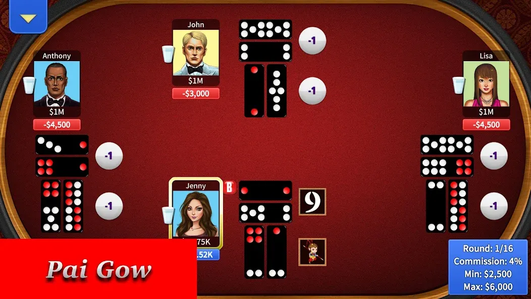 Pai Gow Online - KK Paigow 2 — скриншот 4