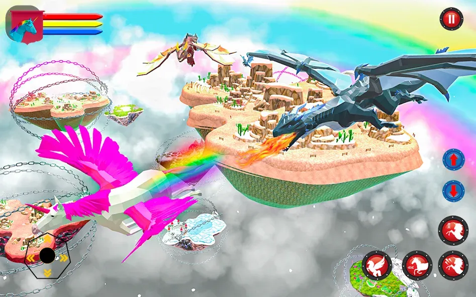 Flying Unicorn Pegasus Games — скриншот 1 Flying Unicorn Pegasus Games — скриншот 1