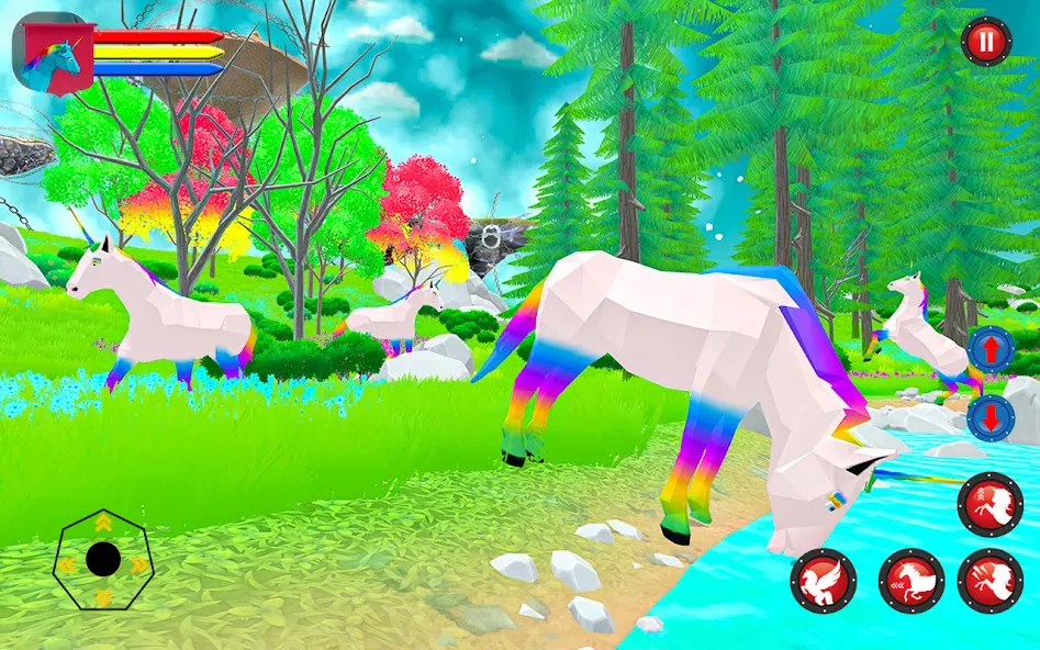 Flying Unicorn Pegasus Games — скриншот 2 Flying Unicorn Pegasus Games — скриншот 2