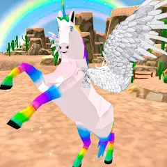 Скачать Flying Unicorn Pegasus Games на Android — Много денег