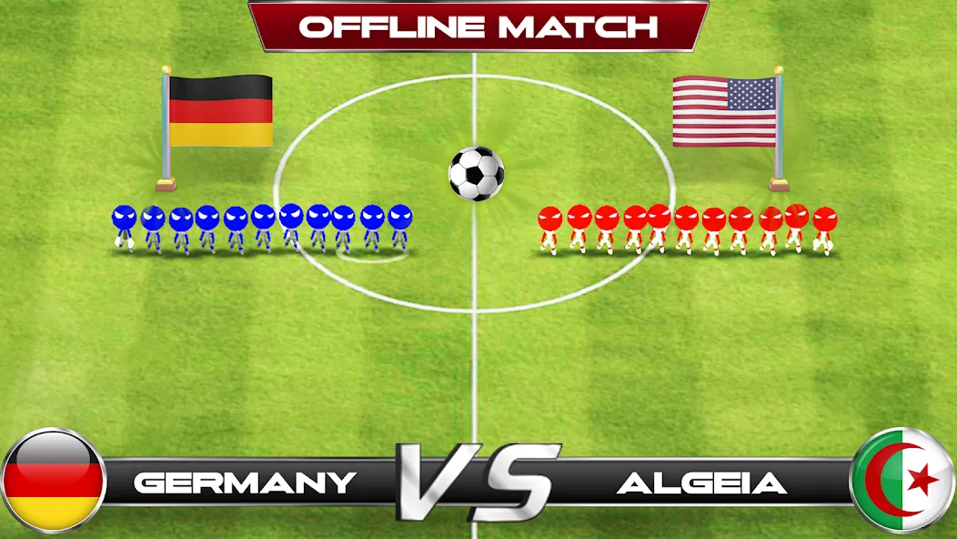 Stickman Soccer Football Game — скриншот 5