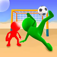 Скачать Stickman Soccer Football Game — Модификация Много денег