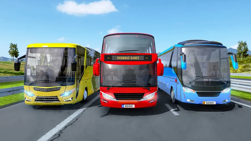 Highway Bus Simulator Bus Game — скриншот 1 Highway Bus Simulator Bus Game — скриншот 1