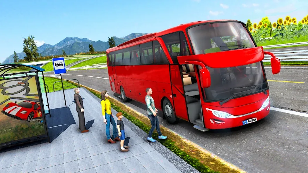Highway Bus Simulator Bus Game — скриншот 2 Highway Bus Simulator Bus Game — скриншот 2