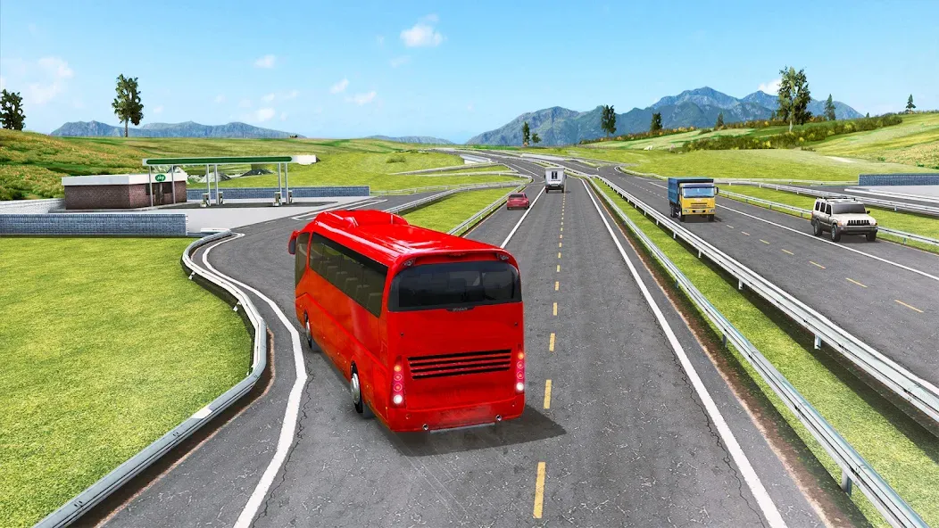 Highway Bus Simulator Bus Game — скриншот 4 Highway Bus Simulator Bus Game — скриншот 4