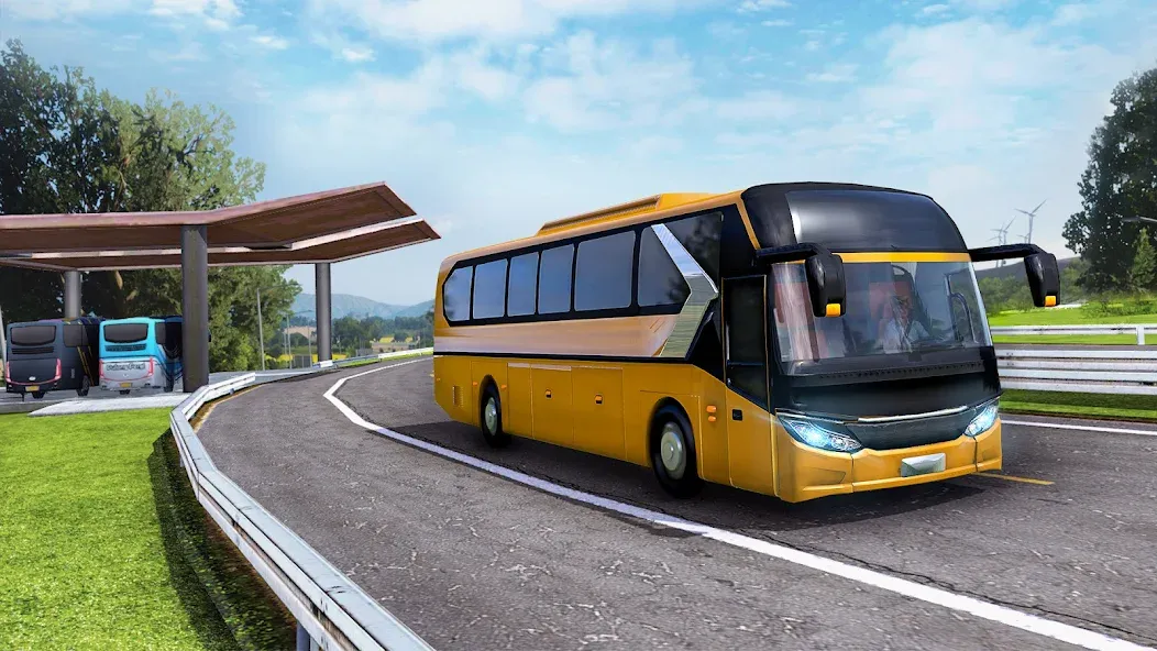 Highway Bus Simulator Bus Game — скриншот 5