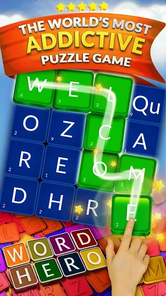 WordHero : word finding game — скриншот 1