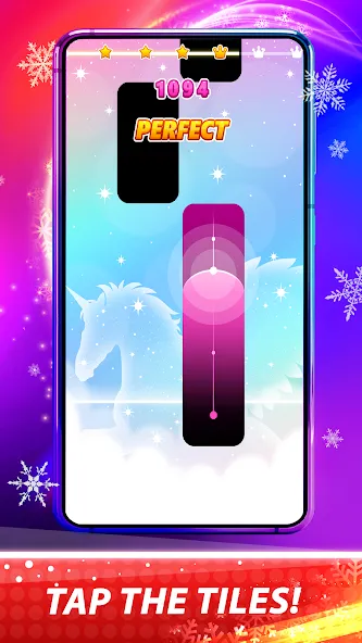 Magic Pink Tiles: Piano Game — скриншот 1