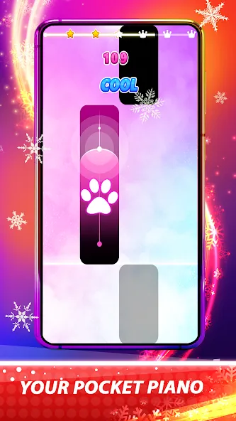 Magic Pink Tiles: Piano Game — скриншот 2