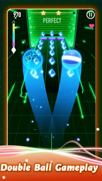 Rolling Twins: Music Ball Rush — скриншот 3
