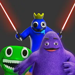 Скачать Grimace monster playground — версия Все персонажи разблокированы