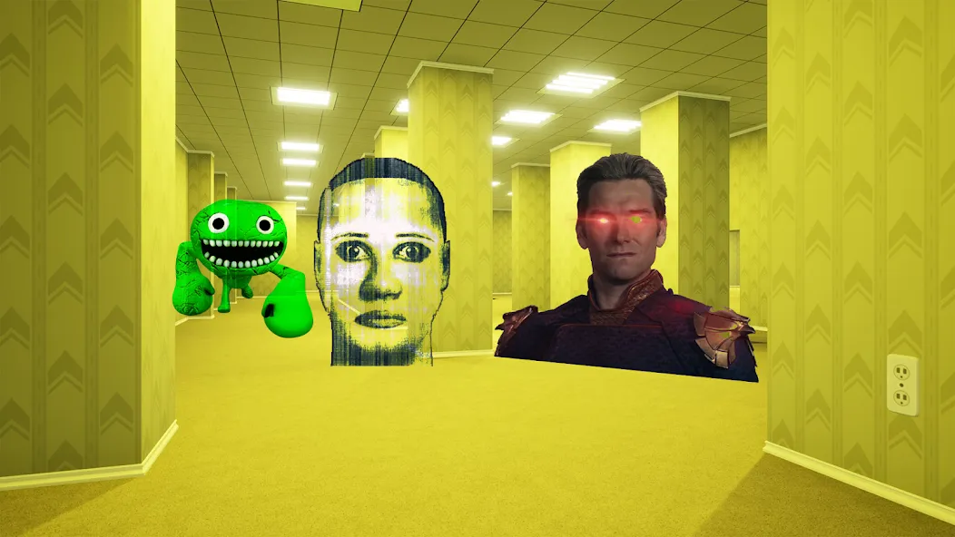 Nextbots In Backrooms: Shooter — скриншот 3