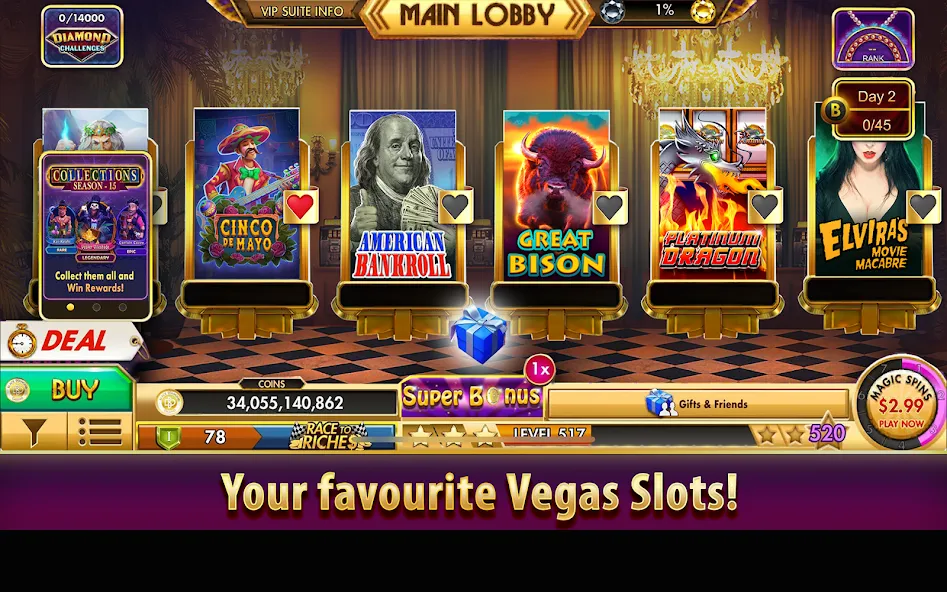 Black Diamond Casino Slots — скриншот 1 Black Diamond Casino Slots — скриншот 1