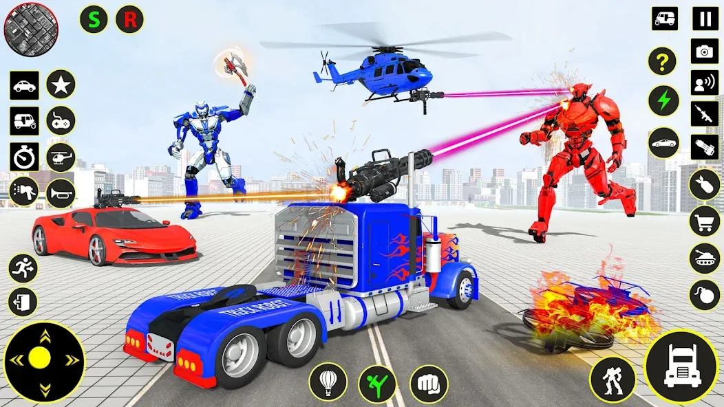 Truck Game - Car Robot Games — скриншот 2