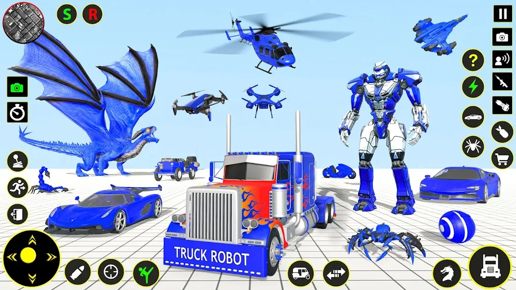 Truck Game - Car Robot Games — скриншот 5