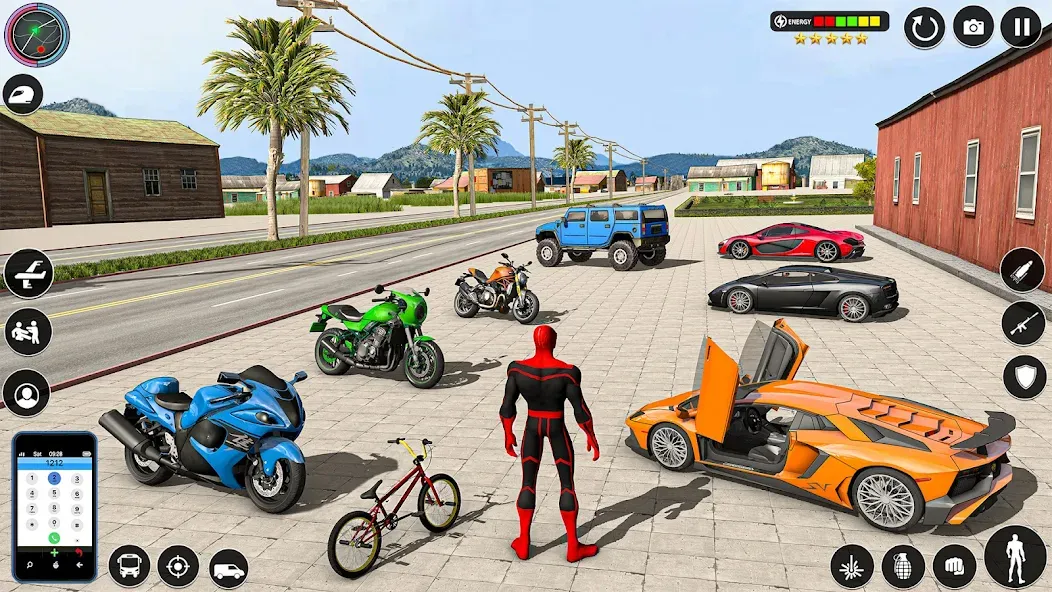 Spider Rope Games - Crime Hero — скриншот 1