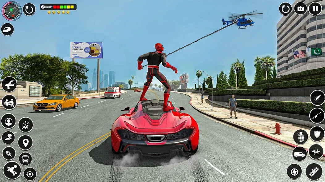 Spider Rope Games - Crime Hero — скриншот 2