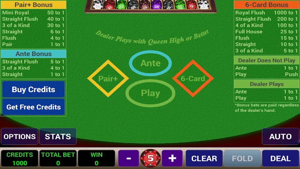 Ace 3-Card Poker — скриншот 1