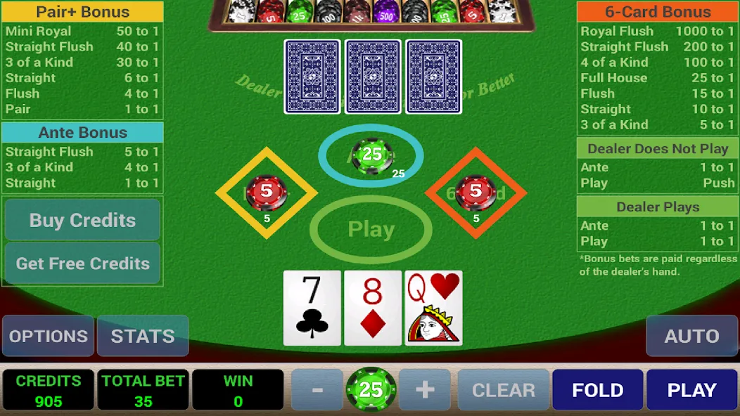 Ace 3-Card Poker — скриншот 2