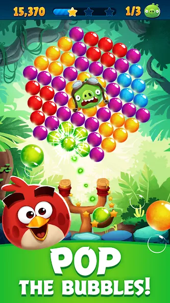 Angry Birds POP Bubble Shooter — скриншот 1