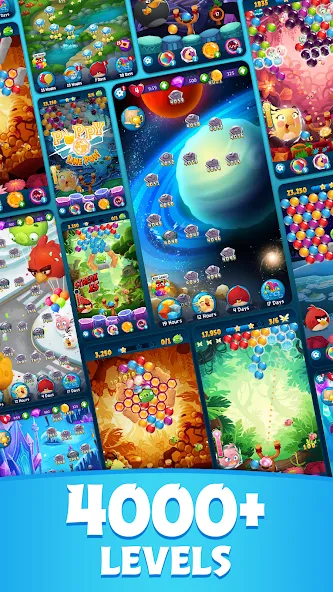 Angry Birds POP Bubble Shooter — скриншот 2