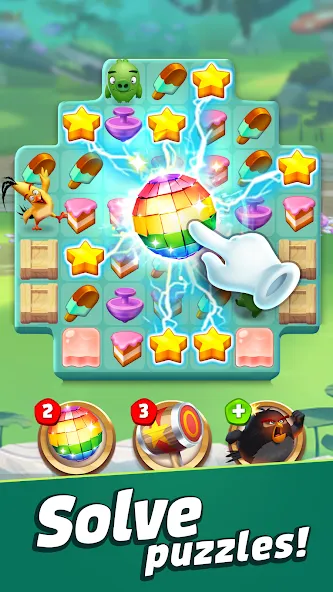 Angry Birds Match 3 — скриншот 1