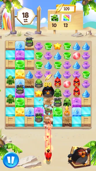 Angry Birds Match 3 — скриншот 5