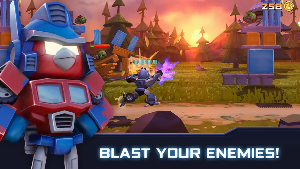 Angry Birds Transformers — скриншот 1 Angry Birds Transformers — скриншот 1