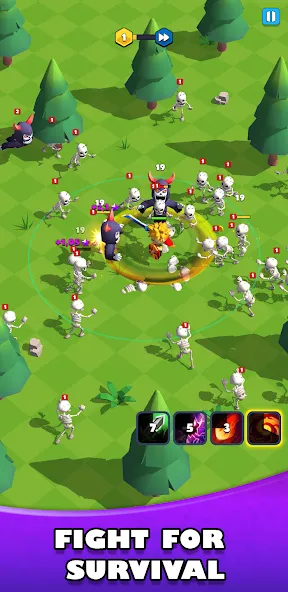 Idle Warrior Defence RPG — скриншот 1 Idle Warrior Defence RPG — скриншот 1
