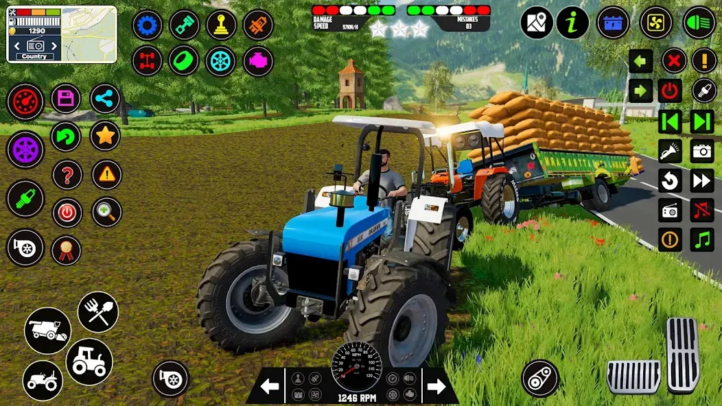 Indian Tractor Farming Games — скриншот 4
