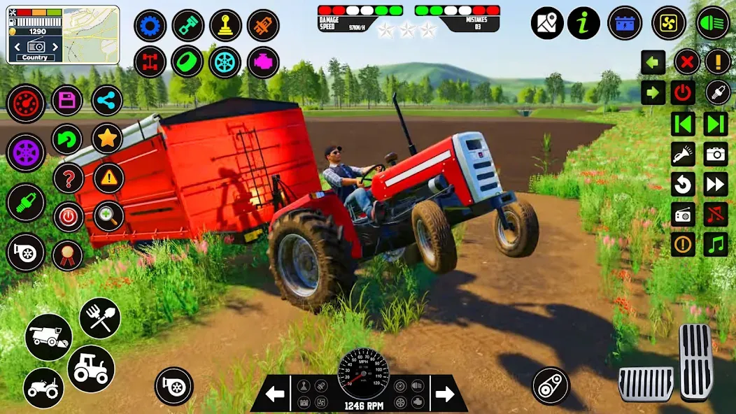 Indian Tractor Farming Games — скриншот 5