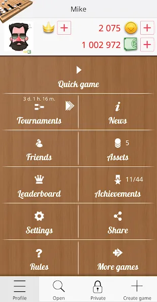 Backgammon Online — скриншот 5