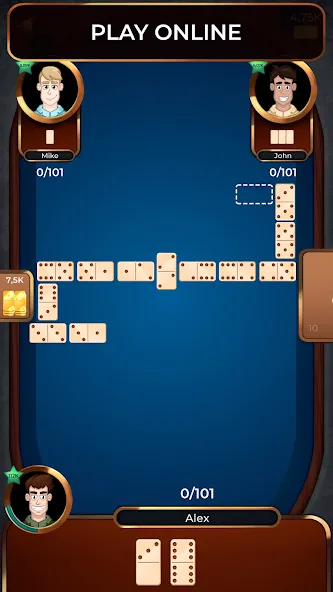 Dominoes Online — скриншот 1 Dominoes Online — скриншот 1