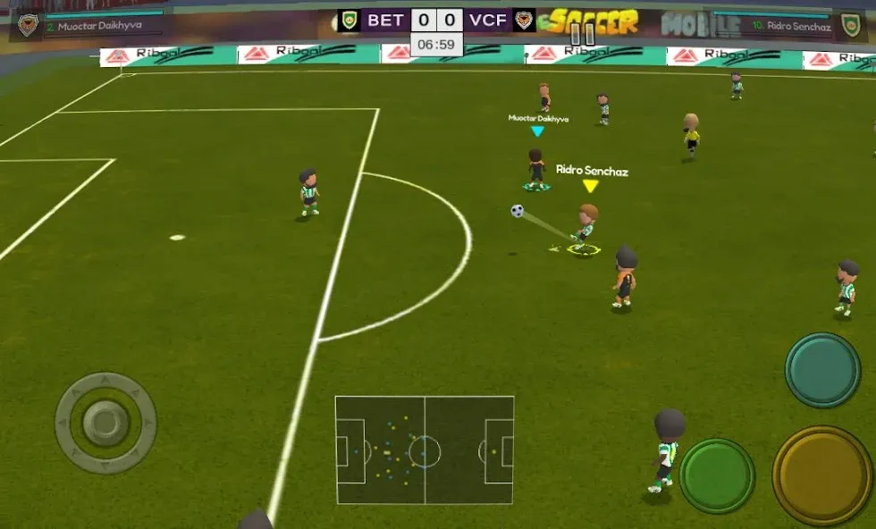 Super Arcade Soccer Mobile — скриншот 1 Super Arcade Soccer Mobile — скриншот 1
