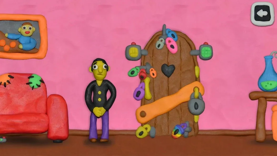 12 LOCKS: Plasticine room — скриншот 2