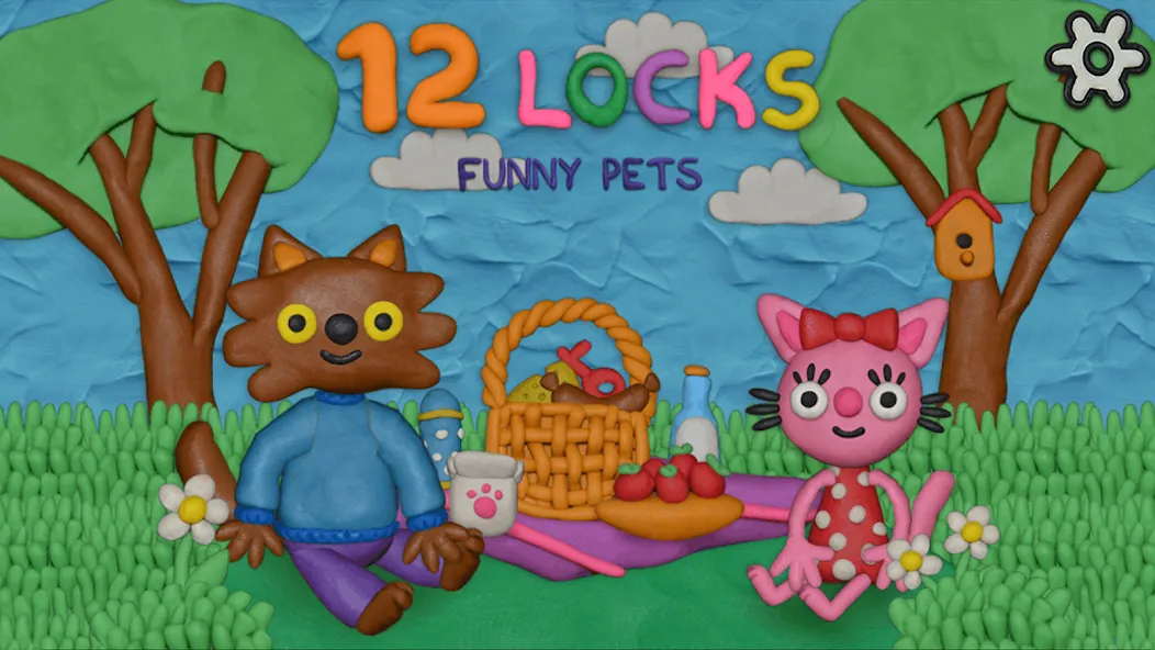 12 Locks Funny Pets — скриншот 1